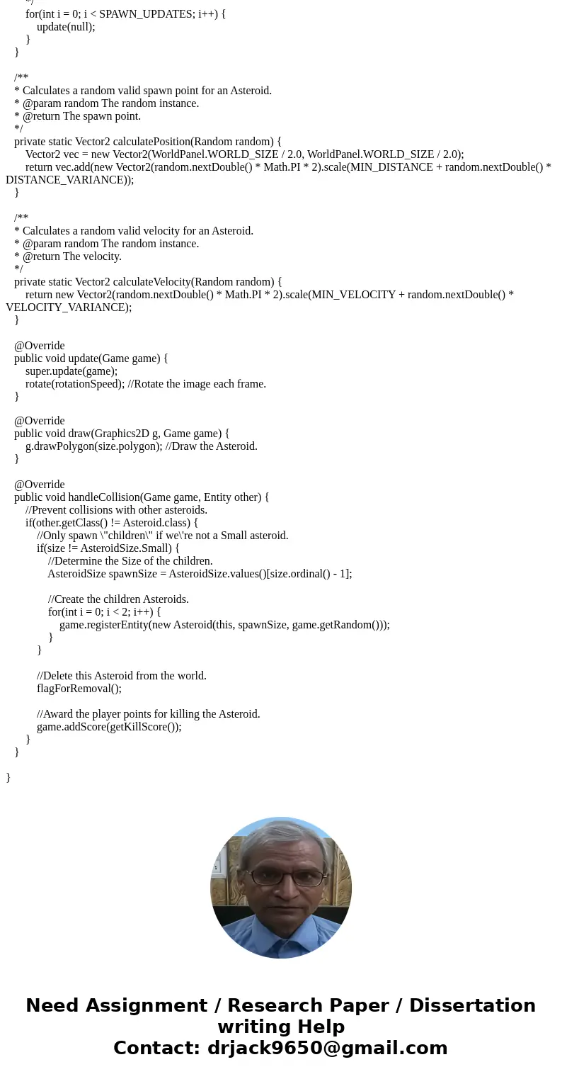 SOURCE CODE LINK: https://github.com/PSNB92/Asteroids Re-write the Asteroids video game in ArchStudio. The new game must meet the following requirements. 1. The