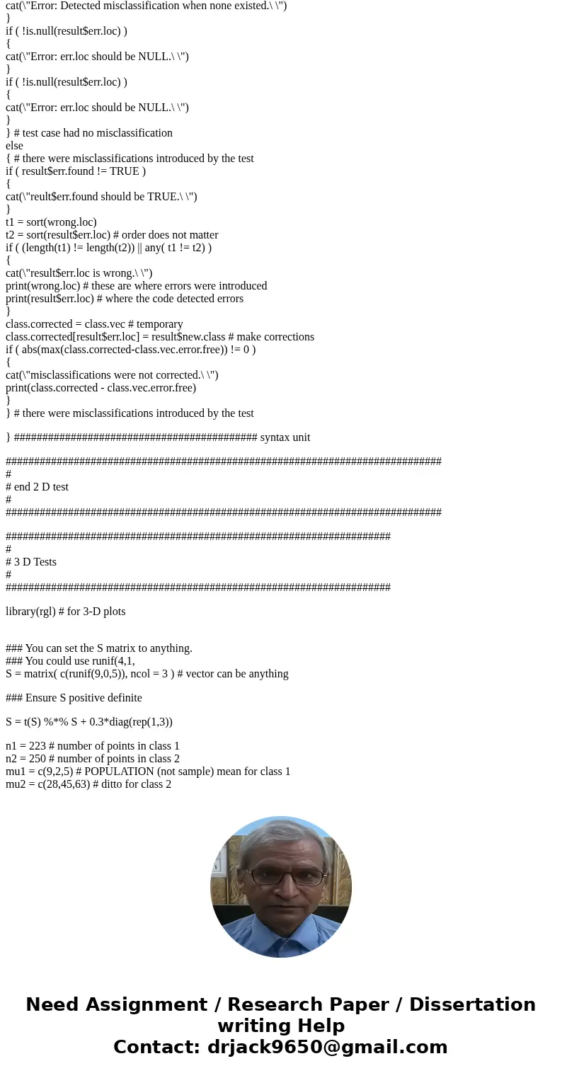 ####The amswer has to be in (((Rstudio))) [[as a code]]### The problem you solve for this assignment is the detection and correction of misclassified data. The 