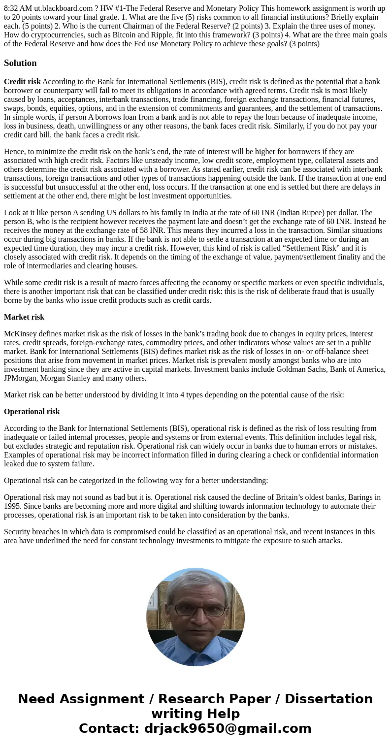 8:32 AM ut.blackboard.com ? HW #1-The Federal Reserve and Monetary Policy This homework assignment is worth up to 20 points toward your final grade. 1. What ar  8:32 AM ut.blackboard.com ? HW #1-The Federal Reserve and Monetary Policy This homework assignment is worth up to 20 points toward your final grade. 1. What ar