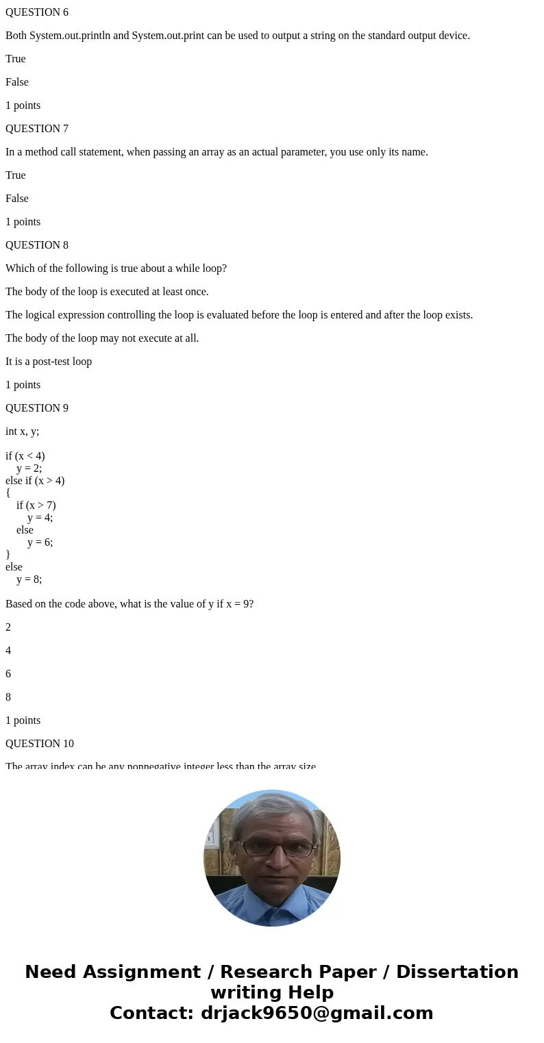 All based on Zybooks = AP Java with zylabs QUESTION 1 char[][] table = new char[10][5]; How many rows are in the array seen in the accompanying figure? 0 5 10 1