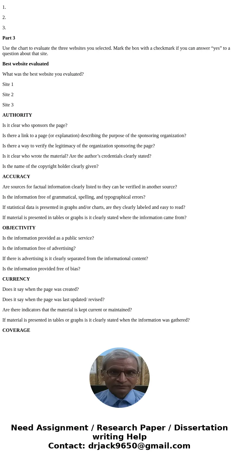 Assignment Overview In the research process you will need the skills to think critically about the information resources that you locate. This exercise will get Assignment Overview In the research process you will need the skills to think critically about the information resources that you locate. This exercise will get