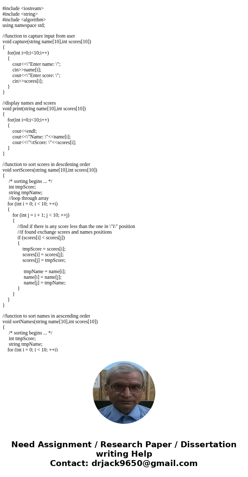Earlier in this course, you created an application for your boss which displayed three scores from three different players. For your assignment, you are going t Earlier in this course, you created an application for your boss which displayed three scores from three different players. For your assignment, you are going t