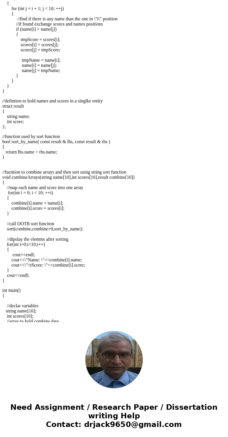 Earlier in this course, you created an application for your boss which displayed three scores from three different players. For your assignment, you are going t Earlier in this course, you created an application for your boss which displayed three scores from three different players. For your assignment, you are going t
