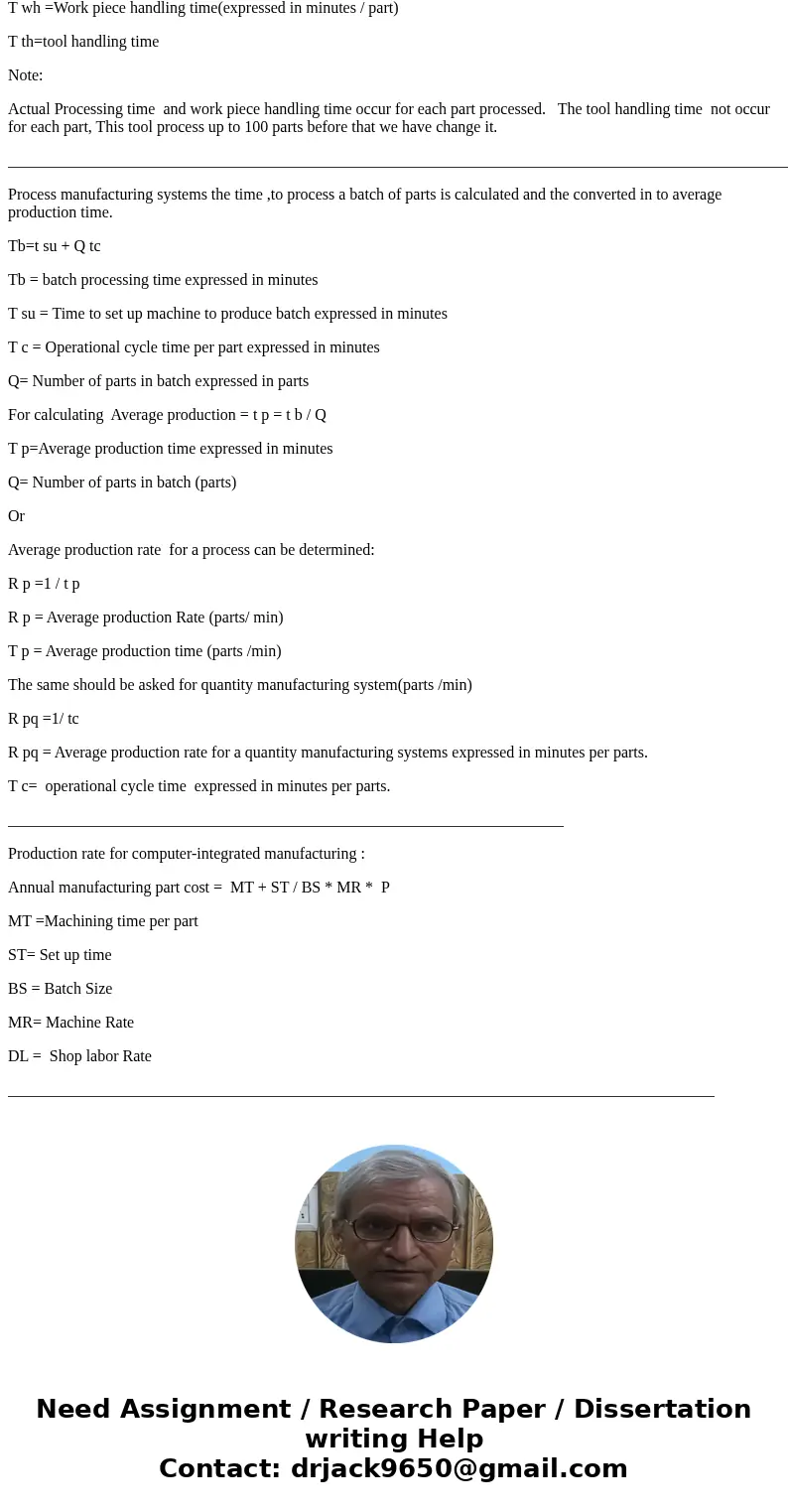 I\'m not sure how to find the production rate for problem 3.12 p69 for automation production systems, and computer-intergrated manufacturing.SolutionProduction  I\'m not sure how to find the production rate for problem 3.12 p69 for automation production systems, and computer-intergrated manufacturing.SolutionProduction