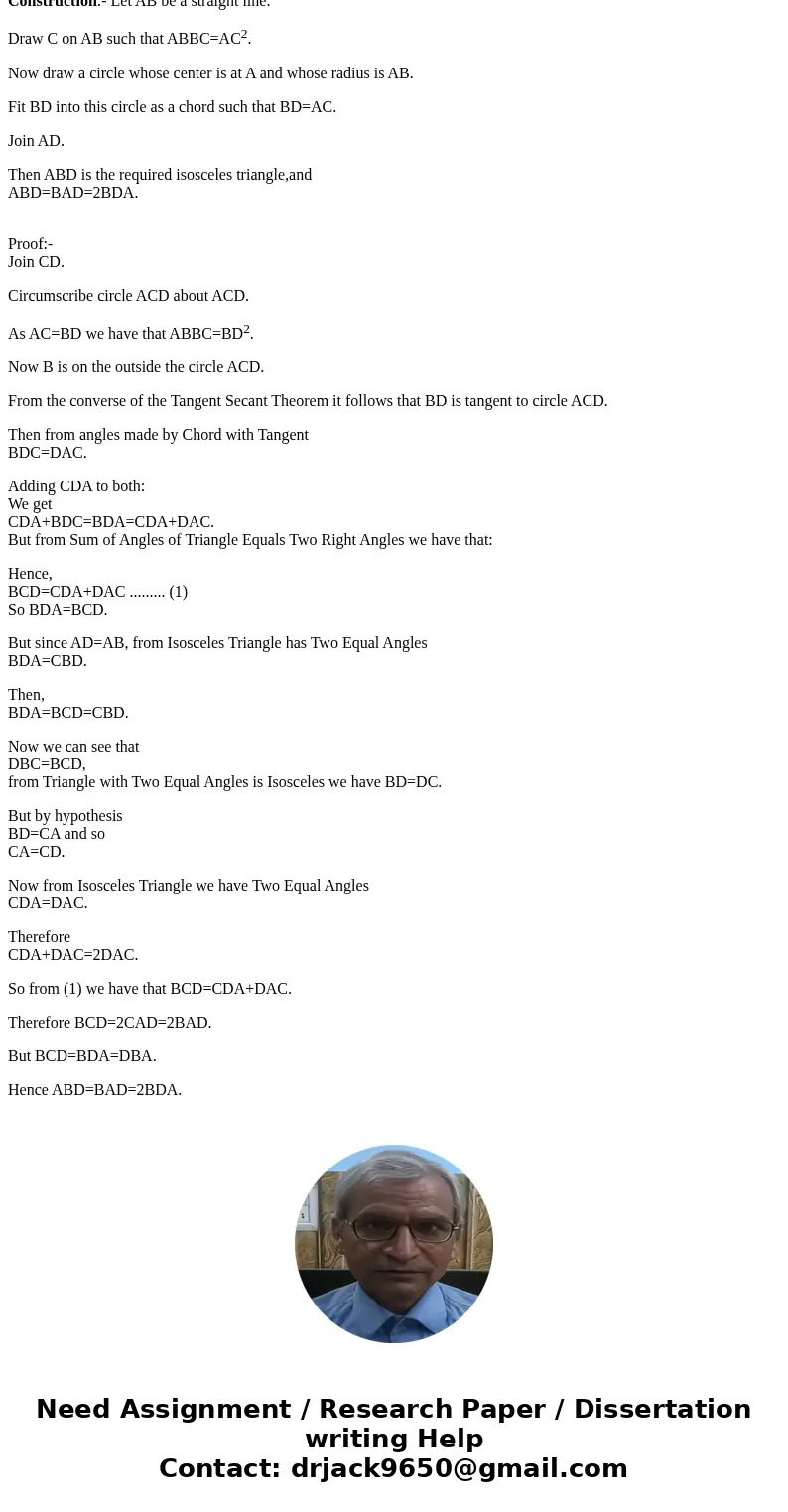 n d ed#pa heath 2nd ed/2 euclid heath 2nd BOOK IV IV, IO PROPOSITION IO. uct an isosceles triangle having each of the angles ouble of the remaining one. straig  n d ed#pa heath 2nd ed/2 euclid heath 2nd BOOK IV IV, IO PROPOSITION IO. uct an isosceles triangle having each of the angles ouble of the remaining one. straig