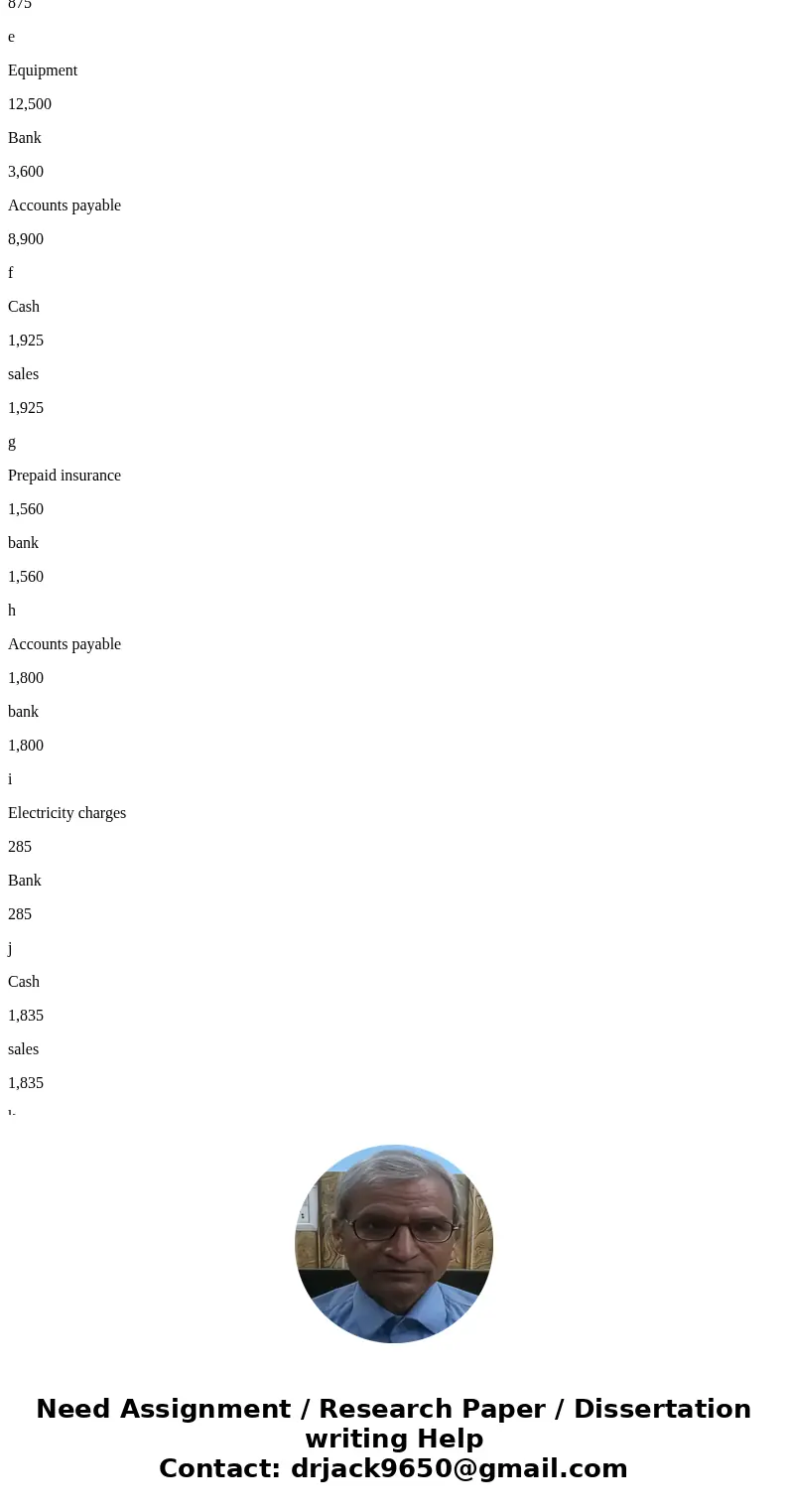 Prepare a statenmn Prepare a balance sheet as of June 30, 20--, OBLEM 2-4A On May 1, B. Bangle opened Self-Wash Laundry. His accountant e following chart of ac  Prepare a statenmn Prepare a balance sheet as of June 30, 20--, OBLEM 2-4A On May 1, B. Bangle opened Self-Wash Laundry. His accountant e following chart of ac