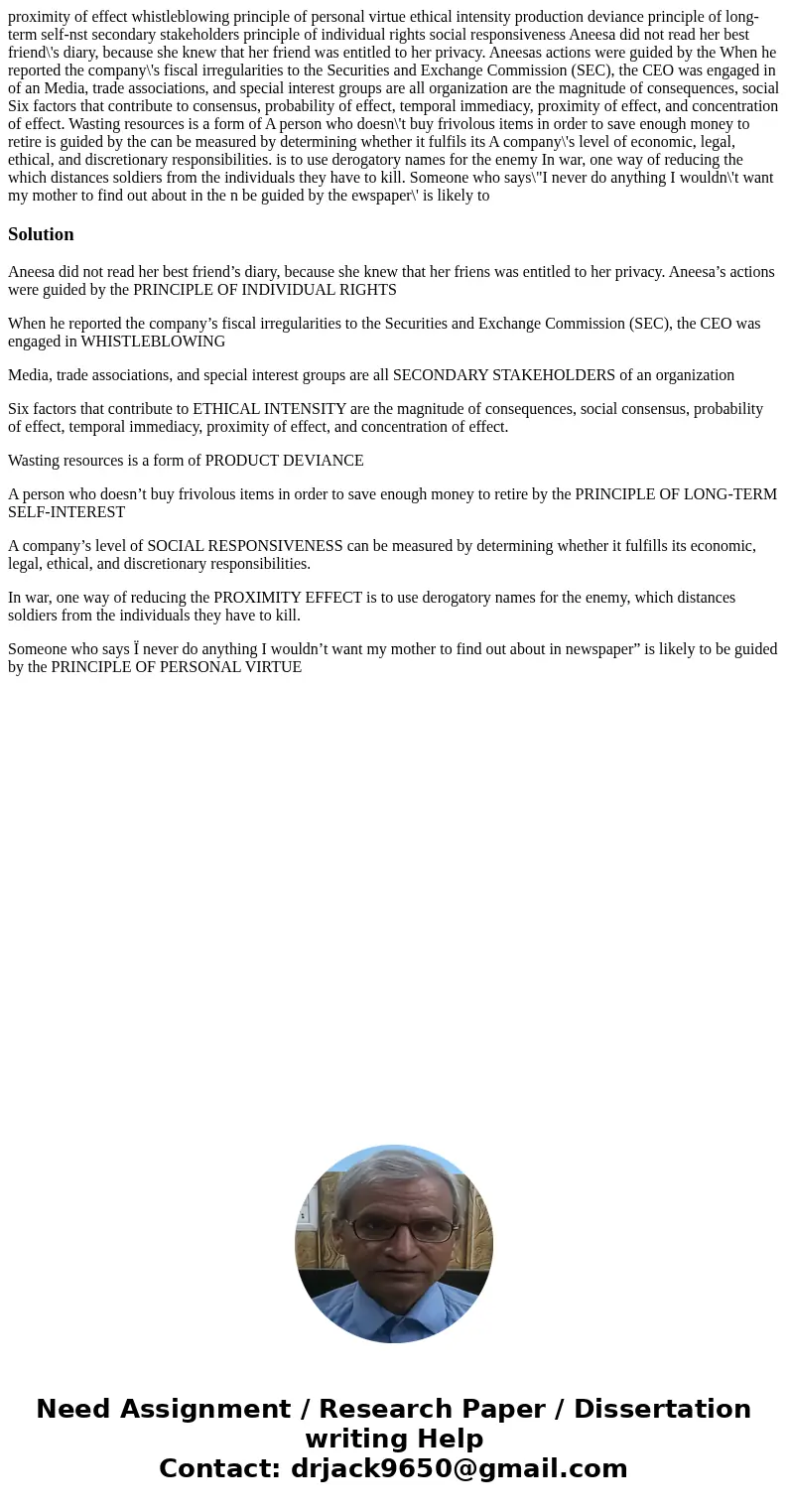 proximity of effect whistleblowing principle of personal virtue ethical intensity production deviance principle of long-term self-nst secondary stakeholders pr  proximity of effect whistleblowing principle of personal virtue ethical intensity production deviance principle of long-term self-nst secondary stakeholders pr