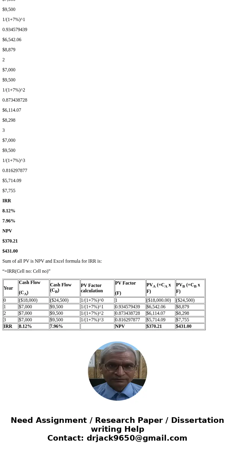 Question2 5 pts If MARR=7%, which alternative should be selected? Year 0 -18,000 7,000 7,000 24,500 9,500 9,500 9,500 2 Alt. B Alt. A Either Alt. A or B Soluti  Question2 5 pts If MARR=7%, which alternative should be selected? Year 0 -18,000 7,000 7,000 24,500 9,500 9,500 9,500 2 Alt. B Alt. A Either Alt. A or B Soluti