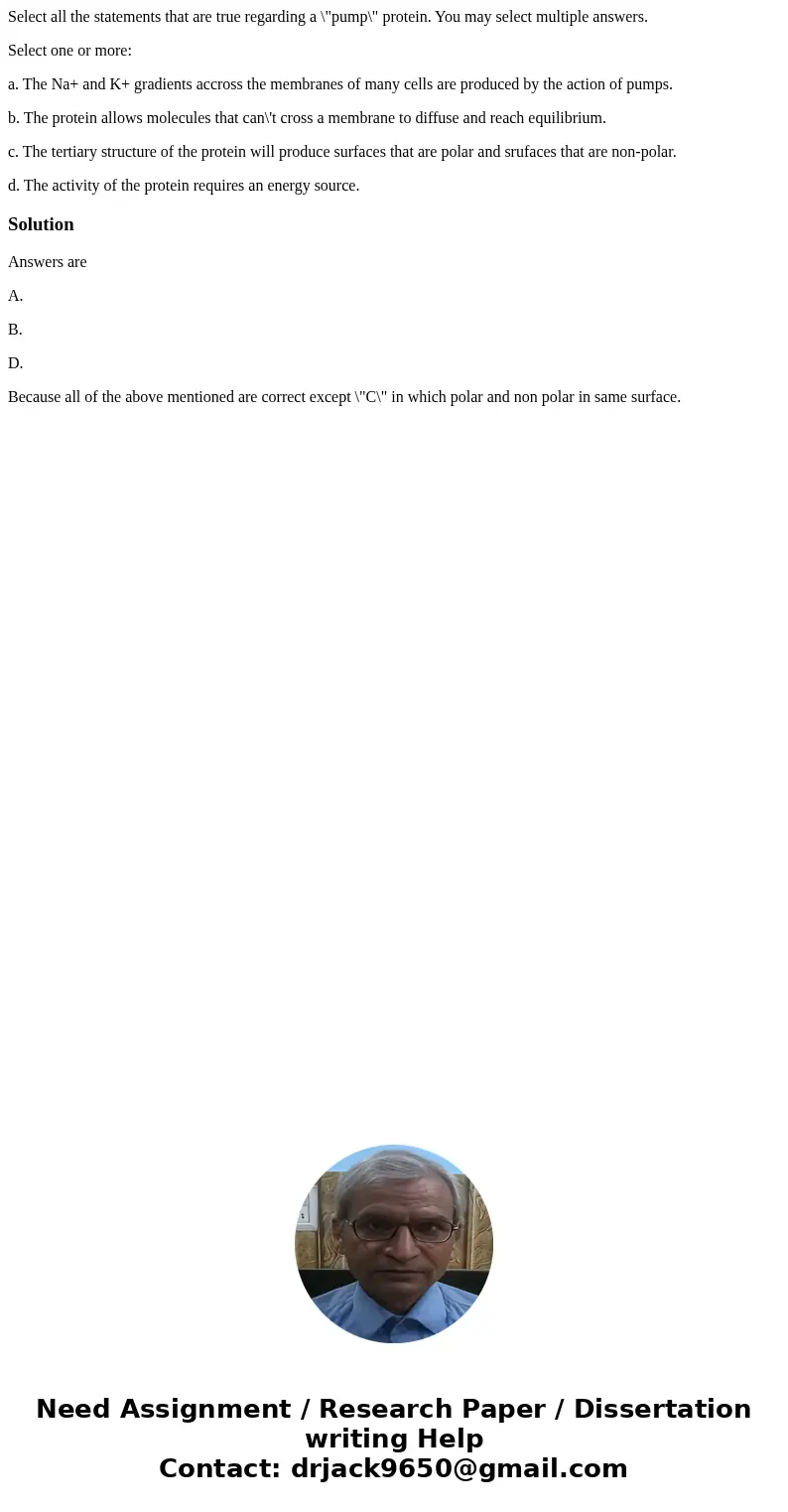 Select all the statements that are true regarding a \ Select all the statements that are true regarding a \