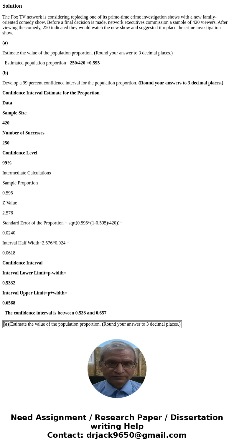 The Fox TV network is considering replacing one of its prime-time crime investigation shows with a new family-oriented comedy show. Before a final decision is m The Fox TV network is considering replacing one of its prime-time crime investigation shows with a new family-oriented comedy show. Before a final decision is m