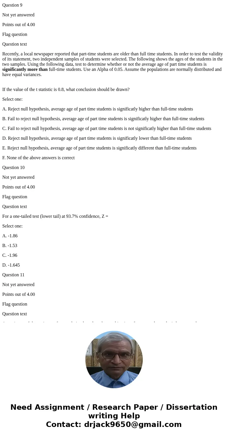 The level of significance in hypothesis testing is the probability of Select one: A. accepting a true null hypothesis B. accepting a false null hypothesis C. re The level of significance in hypothesis testing is the probability of Select one: A. accepting a true null hypothesis B. accepting a false null hypothesis C. re