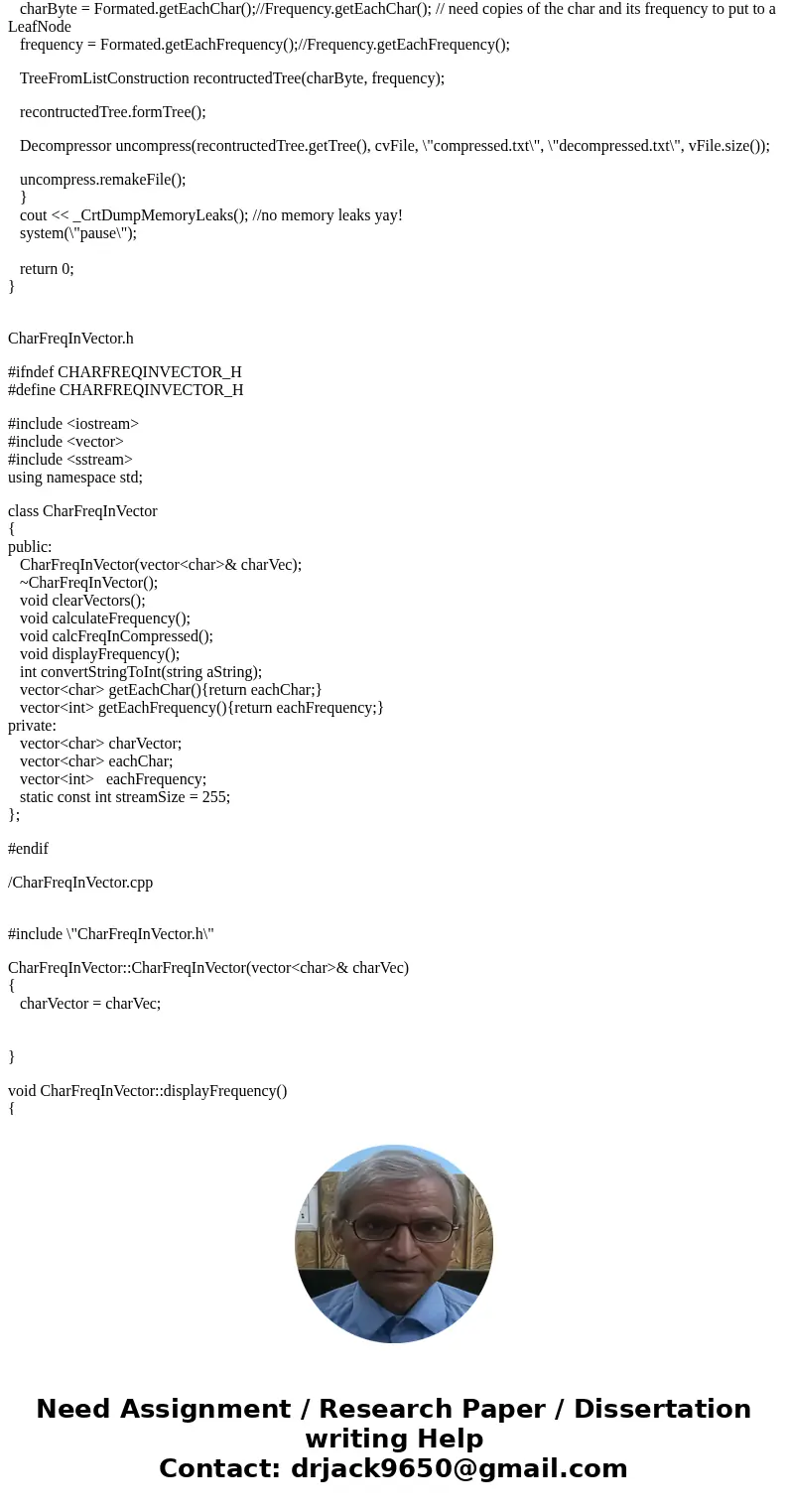 Write a program that takes any input text and produces both a frequency table and the corresponding Huffman code. Take approximately 360 words from any English  Write a program that takes any input text and produces both a frequency table and the corresponding Huffman code. Take approximately 360 words from any English