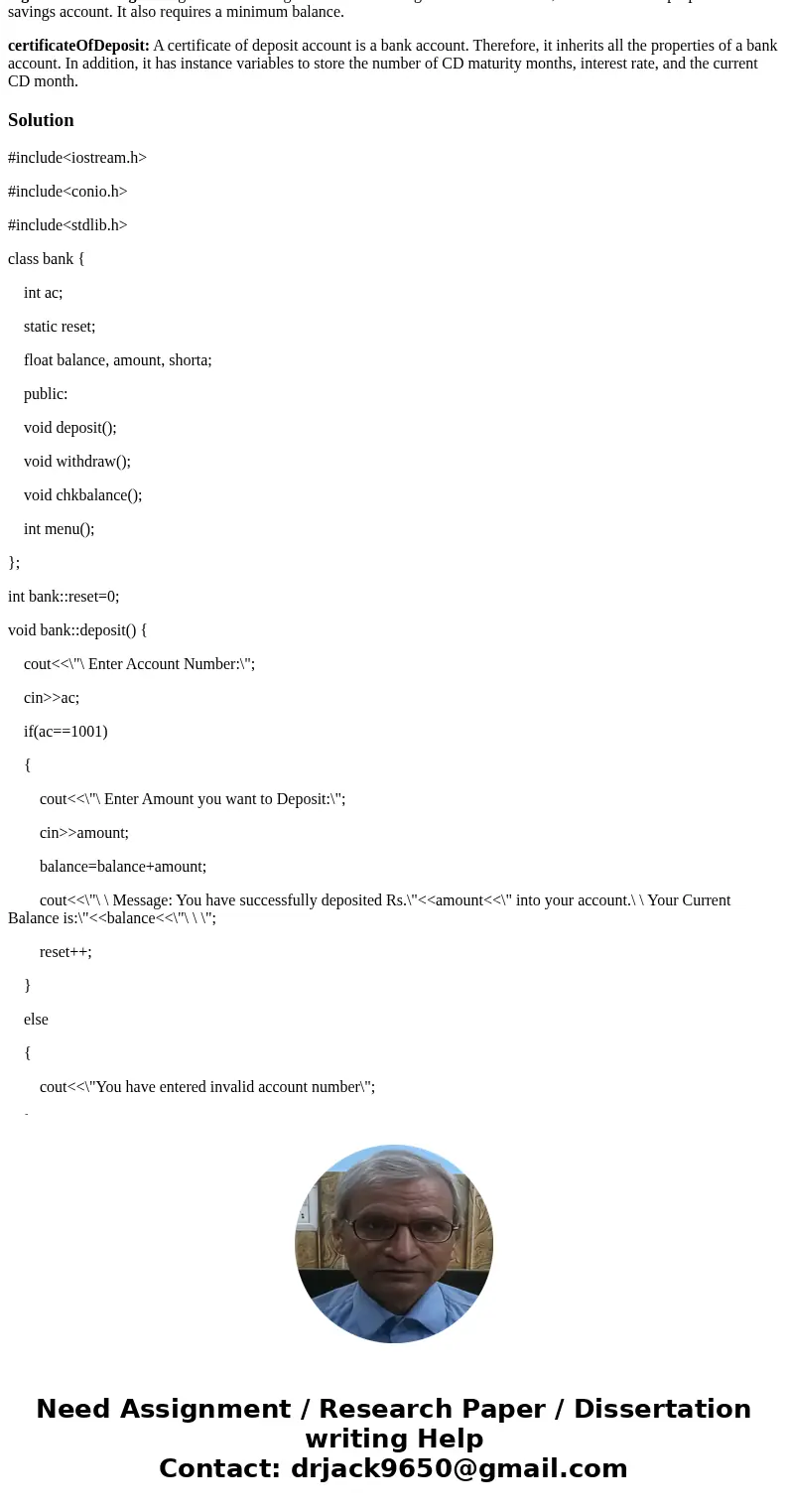 1. Please write a c++ program. Write the definitions of the classes described in this programming exercise and a program to test your classes. 2. Show all outpu 1. Please write a c++ program. Write the definitions of the classes described in this programming exercise and a program to test your classes. 2. Show all outpu