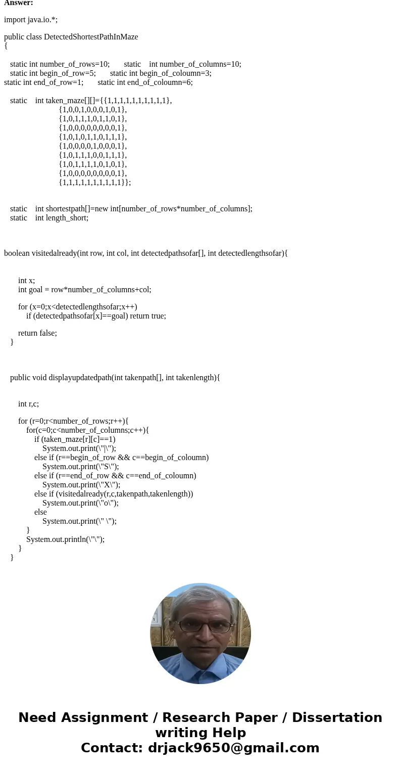 Code in java pls ty ! Create a path for a mouse to travel in a maze. Use a 2 dimensional array and start the mouse in location array [0][0]. The mouse must find