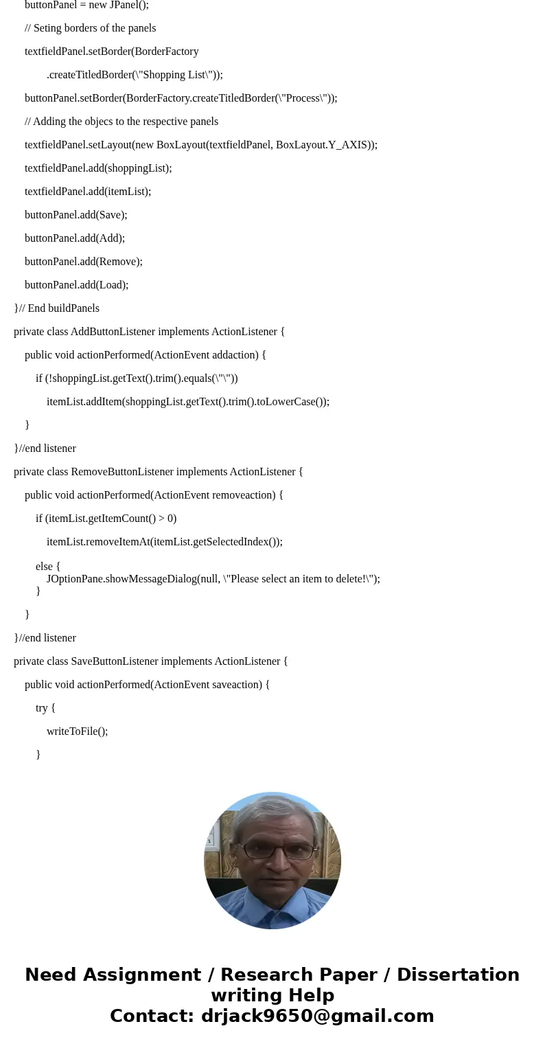 Convert the following program so that it uses JList instead of JComboBox. import java.awt.*; import java.awt.event.ActionEvent; import java.awt.event.ActionList Convert the following program so that it uses JList instead of JComboBox. import java.awt.*; import java.awt.event.ActionEvent; import java.awt.event.ActionList