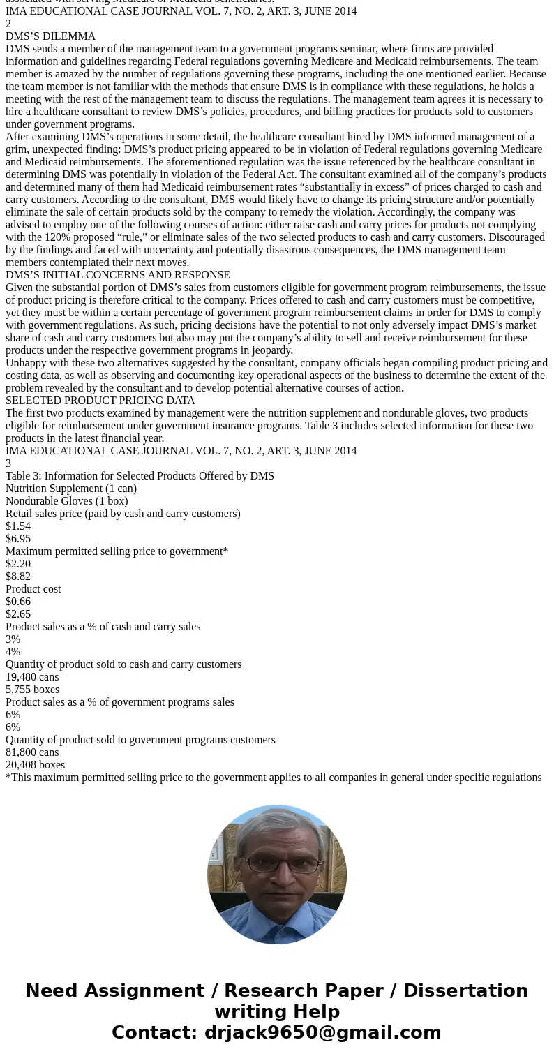 Dynamic Medical Solutions Case Questions After reading the Dynamic Medical Solutions Case answer the questions below. Type your answers to the questions below i Dynamic Medical Solutions Case Questions After reading the Dynamic Medical Solutions Case answer the questions below. Type your answers to the questions below i