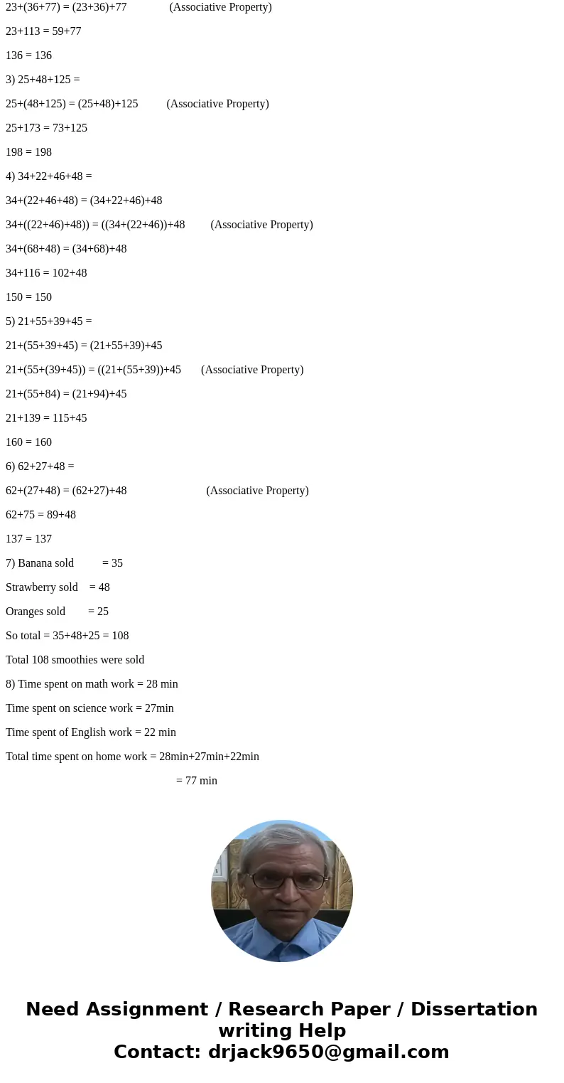Find the sum. 28 + 29 + 42 = Property of Addition 23 + 36 + 77 = Property of Addition 25 + 48 + 125 = Property of Addition 34 + 22 + 46 + 48 = Property of Addi  Find the sum. 28 + 29 + 42 = Property of Addition 23 + 36 + 77 = Property of Addition 25 + 48 + 125 = Property of Addition 34 + 22 + 46 + 48 = Property of Addi