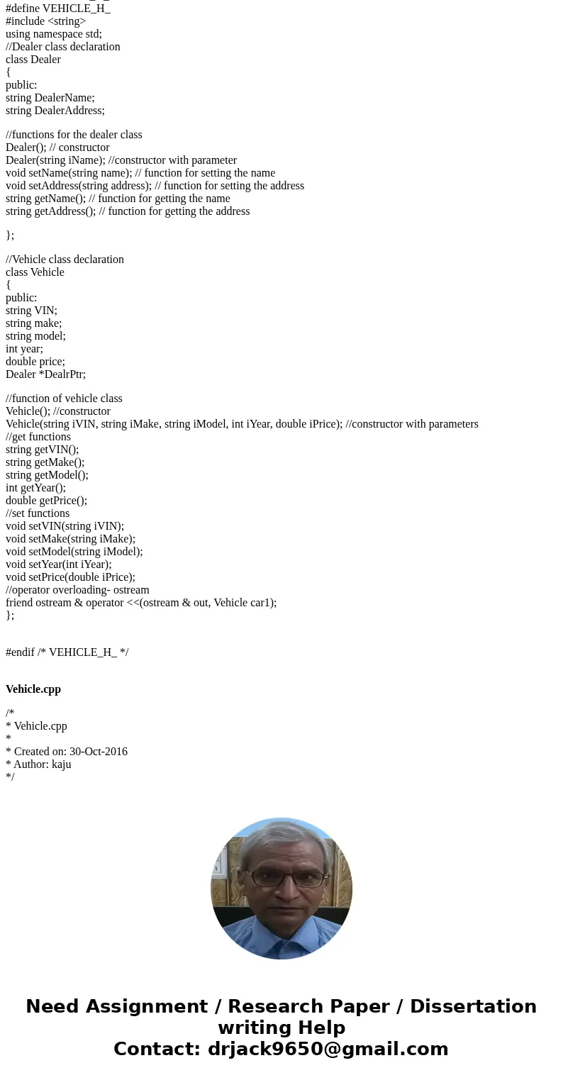For Programming Assignment 3 you will be creating a program to manage cars in a dealership. This will again be a menu driven system. The following is your menu: