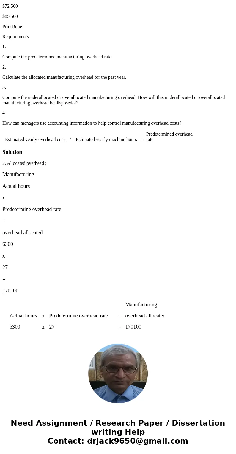 Hartley uniforms produces uniforms. The company allocates manufacturing overhead based on the machine hours each job uses. Hartley UniformsHartley Uniforms repo