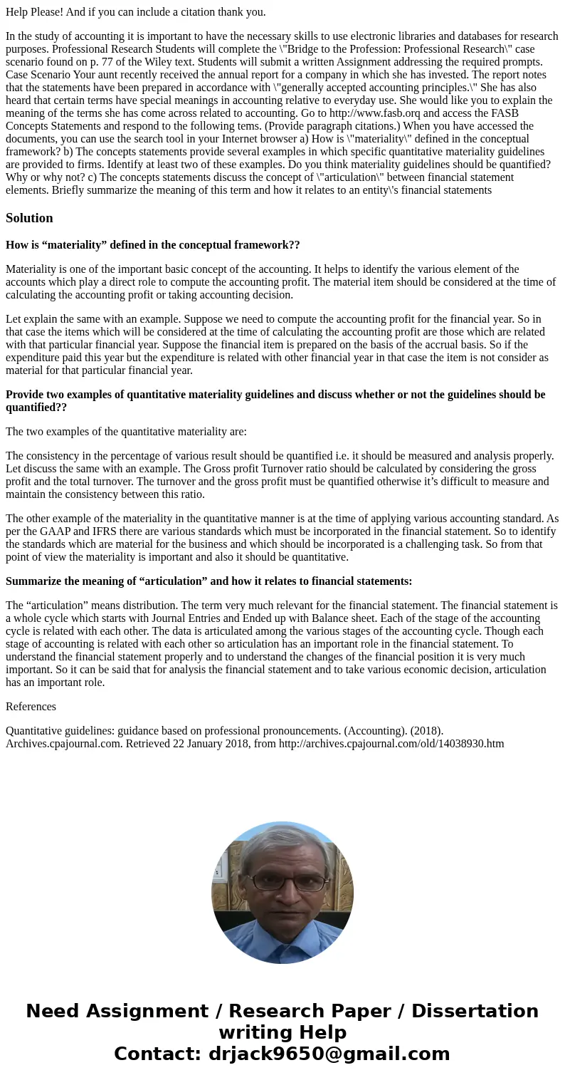 Help Please! And if you can include a citation thank you. In the study of accounting it is important to have the necessary skills to use electronic libraries an Help Please! And if you can include a citation thank you. In the study of accounting it is important to have the necessary skills to use electronic libraries an