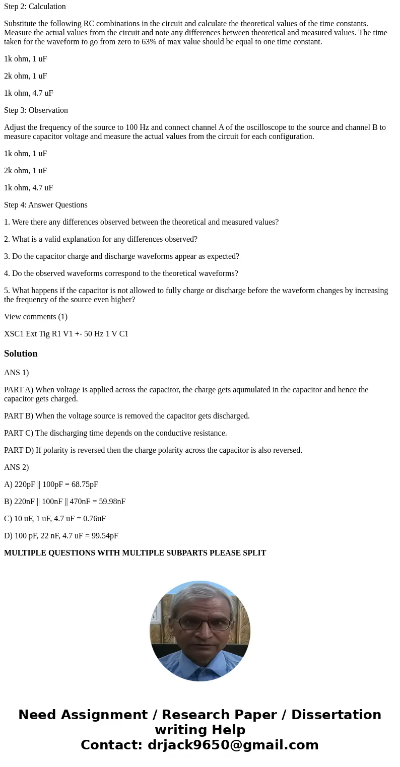 iLab Steps Part I: Basic Capacitor Functions Step 1: Open Circuit File Open the circuit file Week_1_Class_Activity_1_Cap_updated in the Week 1 folder found in D
