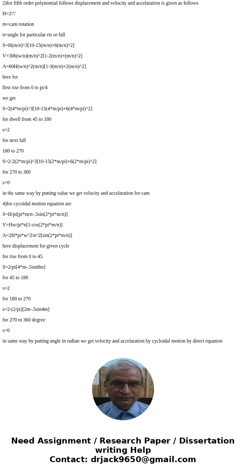 l. Design a double-dwell cam to move a follower from 0 to 2\  l. Design a double-dwell cam to move a follower from 0 to 2\