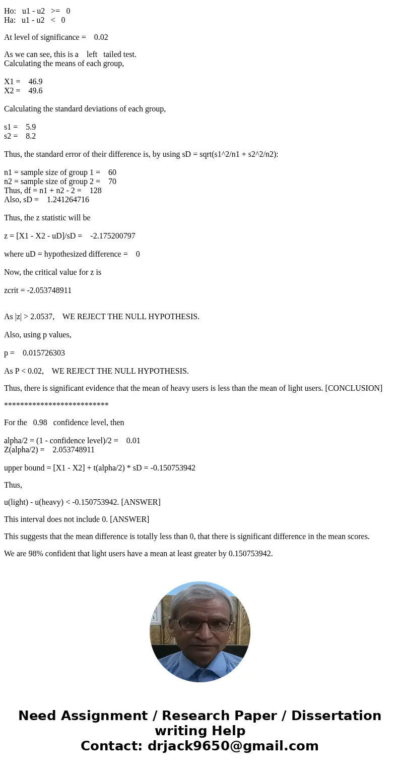 Many Students have been conducted to test the effects of Marijuana use on mental abilities. In one such study, group of light and heavy users of marijuana in co Many Students have been conducted to test the effects of Marijuana use on mental abilities. In one such study, group of light and heavy users of marijuana in co