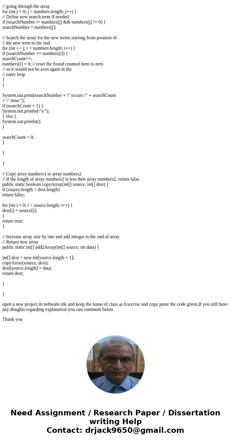 Please use Netbeans Write a program that teals the integers between 1 and 100 and counts the occurrences of each. Assume the input etuis with 0. Here sample ru  Please use Netbeans Write a program that teals the integers between 1 and 100 and counts the occurrences of each. Assume the input etuis with 0. Here sample ru