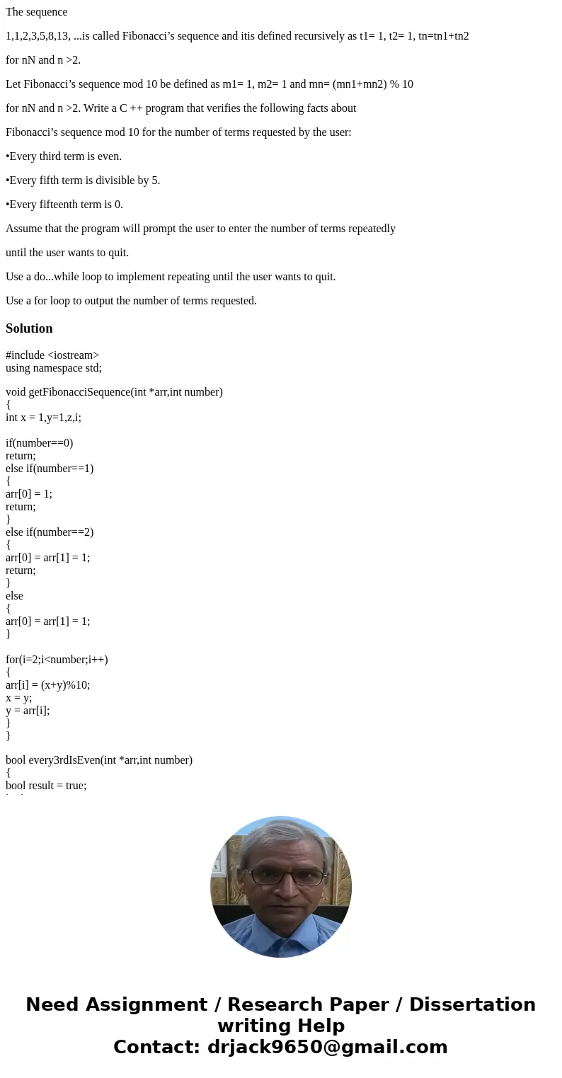 The sequence 1,1,2,3,5,8,13, ...is called Fibonacci’s sequence and itis defined recursively as t1= 1, t2= 1, tn=tn1+tn2 for nN and n >2. Let Fibonacci’s sequ The sequence 1,1,2,3,5,8,13, ...is called Fibonacci’s sequence and itis defined recursively as t1= 1, t2= 1, tn=tn1+tn2 for nN and n >2. Let Fibonacci’s sequ