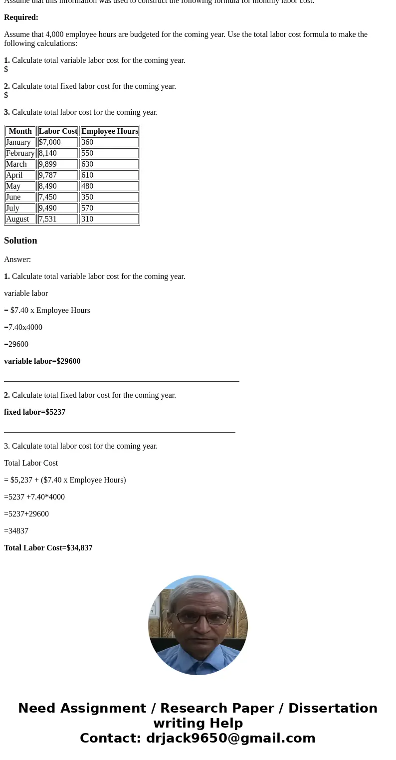 Using High-Low to Calculate Predicted Total Variable Cost and Total Cost for a Time Period that Differs from the Data Period Pizza Vesuvio makes specialty pizza