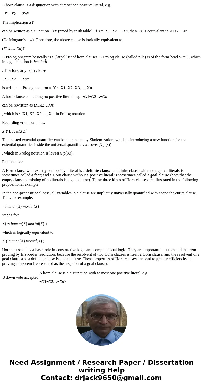 An important subset of the Satisfiability problem is the problem of determining whether a collection of Horn Clauses can be satisfied. This subset of the SAT pr An important subset of the Satisfiability problem is the problem of determining whether a collection of Horn Clauses can be satisfied. This subset of the SAT pr
