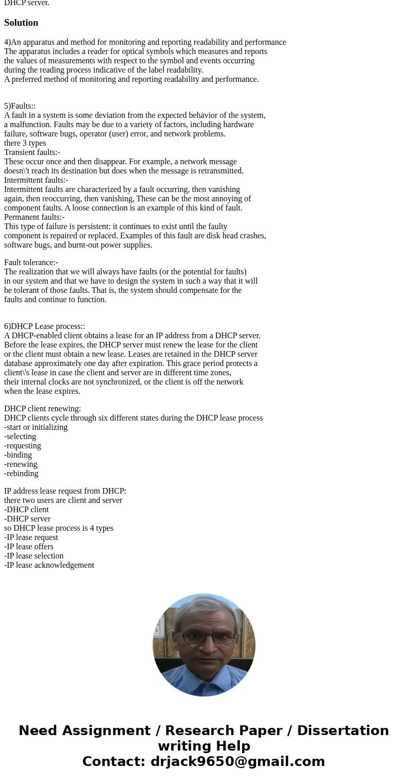 answer these question in your own words. type the answer 4 Discuss how to monitor a system’s performance and reliability. Describe a real world scenario where t answer these question in your own words. type the answer 4 Discuss how to monitor a system’s performance and reliability. Describe a real world scenario where t