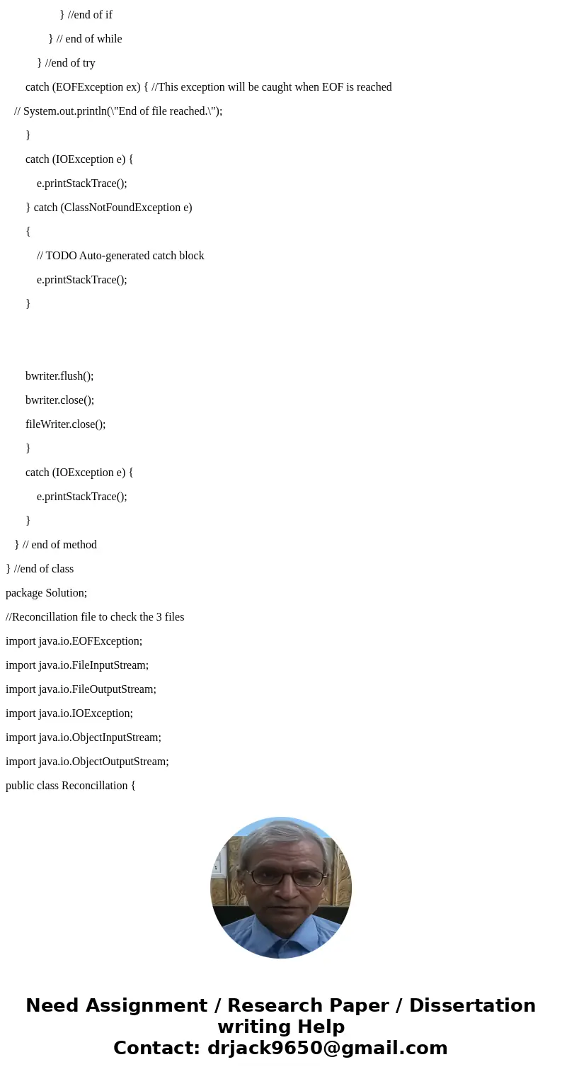 Assignment 2- File Matching Write a simple file matching account receivable program using object serialization. Modify the Account class as needed. Use package  Assignment 2- File Matching Write a simple file matching account receivable program using object serialization. Modify the Account class as needed. Use package