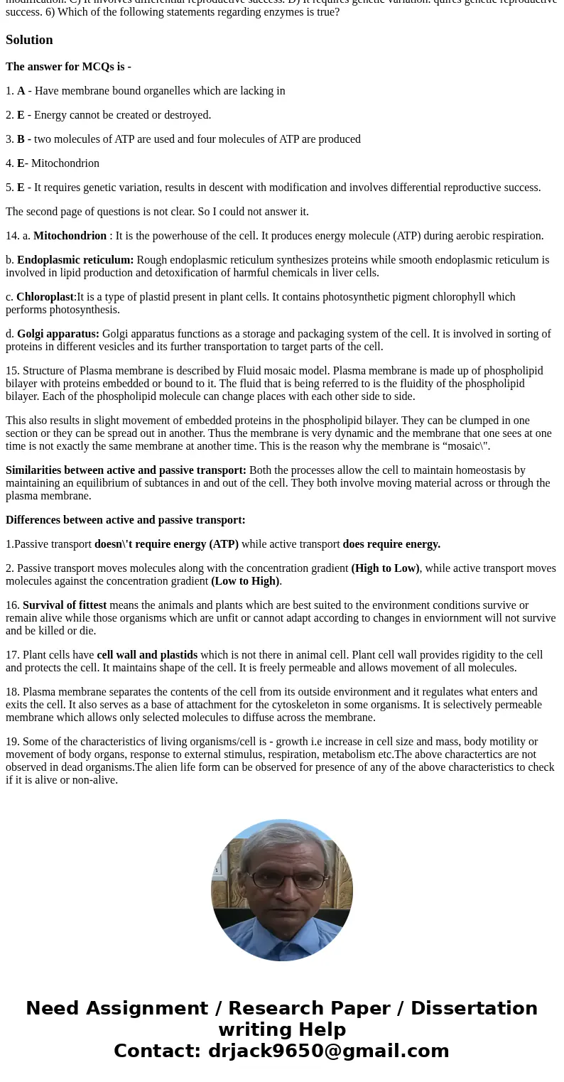  BIO 201 GENERAL BIOLOGY DEPARTMENTAL LECTURE EXAM ersion B MULTIPLE CHOICE Che 1) oose the one alternative that best completes the statement or answers the que