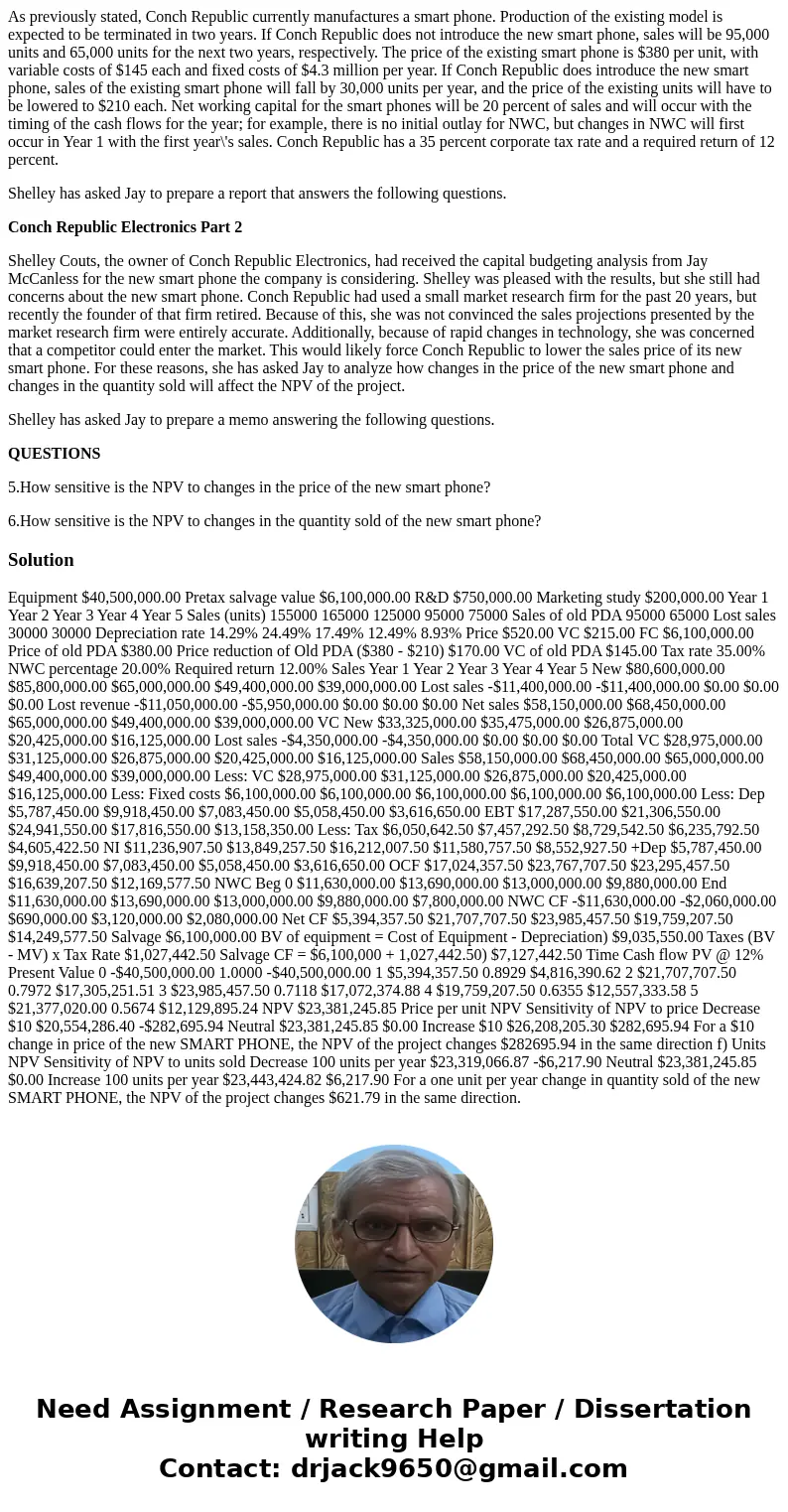 Conch Republic Electronics Part 1 Conch Republic Electronics is a midsized electronics manufacturer located in Key West, Florida. The company president is Shell Conch Republic Electronics Part 1 Conch Republic Electronics is a midsized electronics manufacturer located in Key West, Florida. The company president is Shell