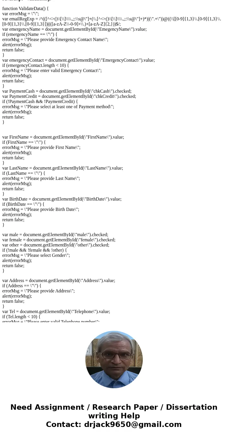 Create a membership form for a gym website with form validation using Javascript(In the form it must include emergency contact;payment(pay in cash,credit card i Create a membership form for a gym website with form validation using Javascript(In the form it must include emergency contact;payment(pay in cash,credit card i