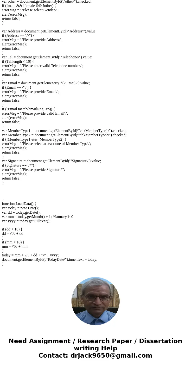 Create a membership form for a gym website with form validation using Javascript(In the form it must include emergency contact;payment(pay in cash,credit card i Create a membership form for a gym website with form validation using Javascript(In the form it must include emergency contact;payment(pay in cash,credit card i
