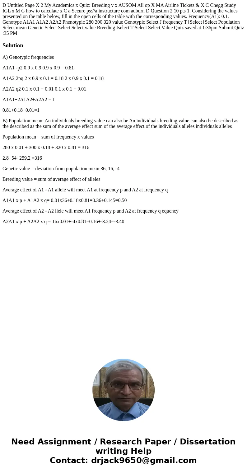 D Untitled Page X 2 My Academics x Quiz: Breeding v x AUSOM All op X MA Airline Tickets & X C Chegg Study IGL x M G how to calculate x C a Secure ps://a in  D Untitled Page X 2 My Academics x Quiz: Breeding v x AUSOM All op X MA Airline Tickets & X C Chegg Study IGL x M G how to calculate x C a Secure ps://a in