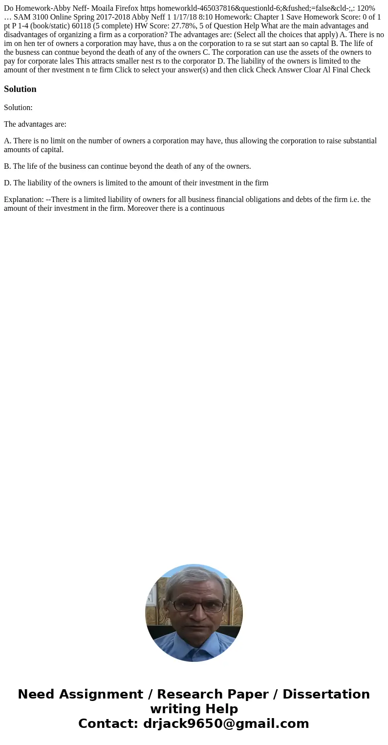 Do Homework-Abby Neff- Moaila Firefox https homeworkld-465037816&questionld-6;&fushed;=false&cld-;,: 120% … SAM 3100 Online Spring 2017-2018 Abby N  Do Homework-Abby Neff- Moaila Firefox https homeworkld-465037816&questionld-6;&fushed;=false&cld-;,: 120% … SAM 3100 Online Spring 2017-2018 Abby N