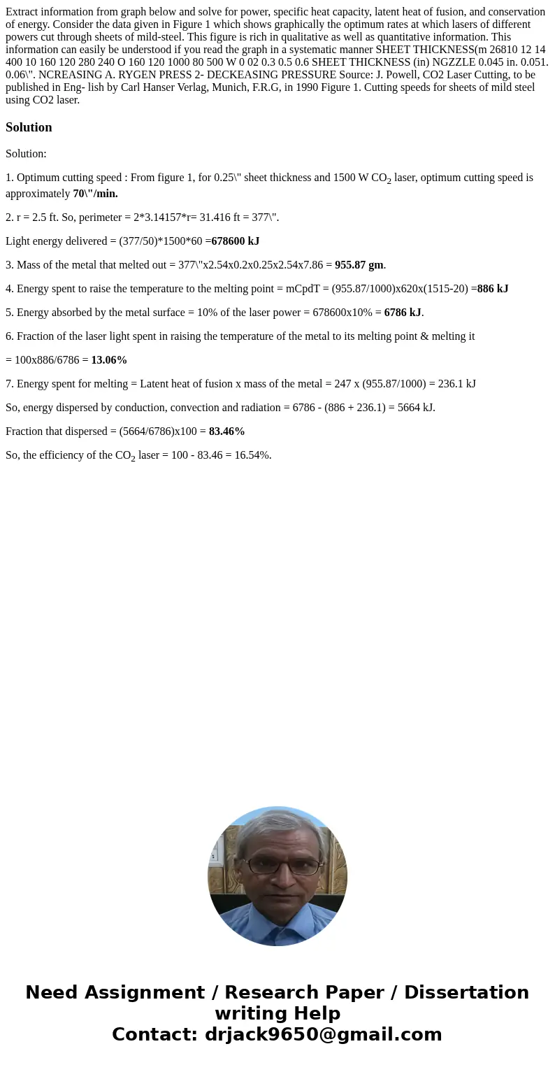 Extract information from graph below and solve for power, specific heat capacity, latent heat of fusion, and conservation of energy. Consider the data given in  Extract information from graph below and solve for power, specific heat capacity, latent heat of fusion, and conservation of energy. Consider the data given in
