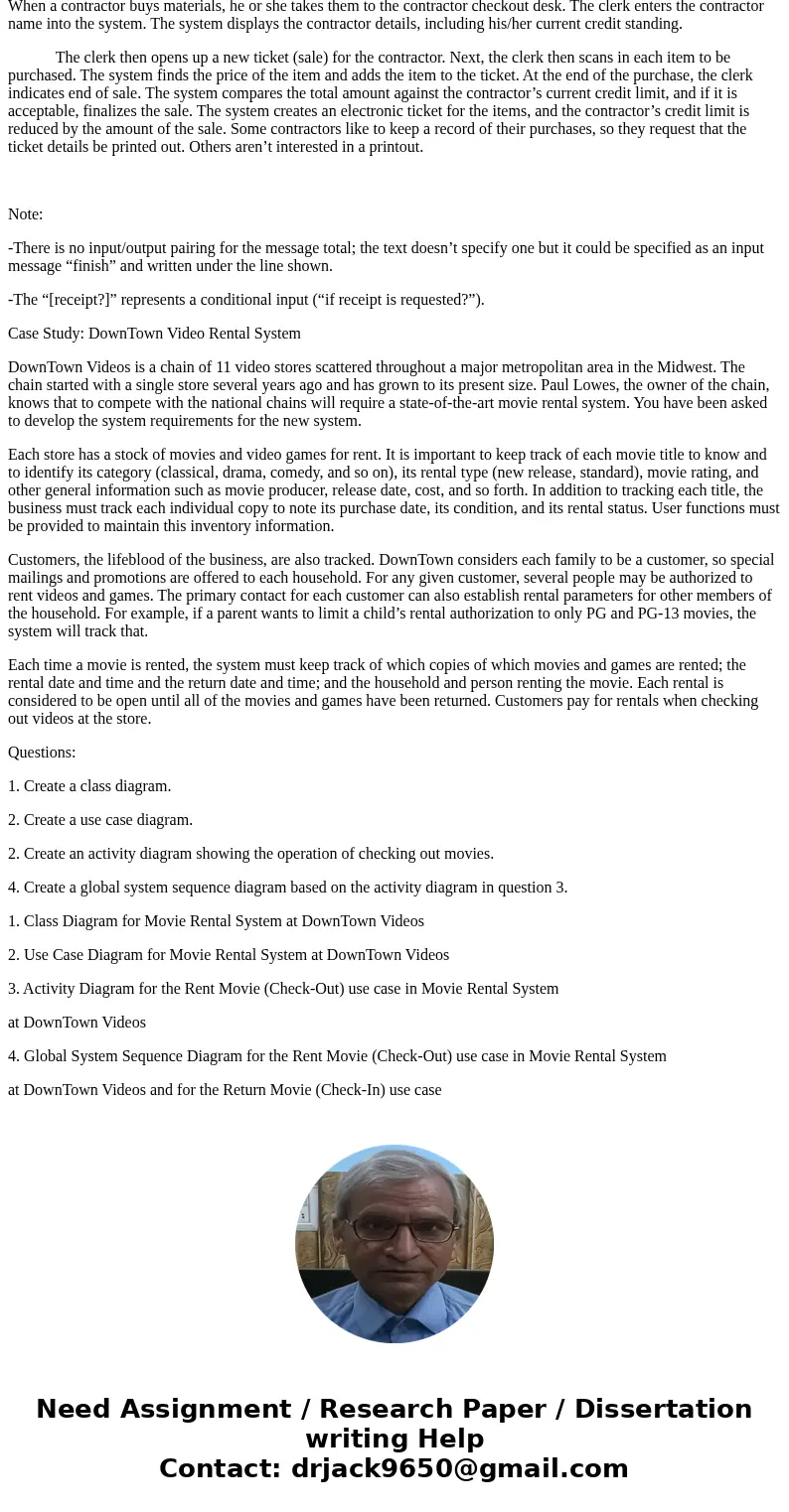 Given the following narrative, do the following: a. Develop an use case diagram for each scenario, and b. Complete a fully developed use case description for ea Given the following narrative, do the following: a. Develop an use case diagram for each scenario, and b. Complete a fully developed use case description for ea