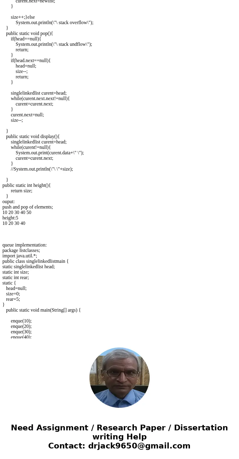Hello, I need to create an implementation of a linked list in Java. I use NetBeans 8.1. The linked list implementation should be in its own class named LinkedLi Hello, I need to create an implementation of a linked list in Java. I use NetBeans 8.1. The linked list implementation should be in its own class named LinkedLi