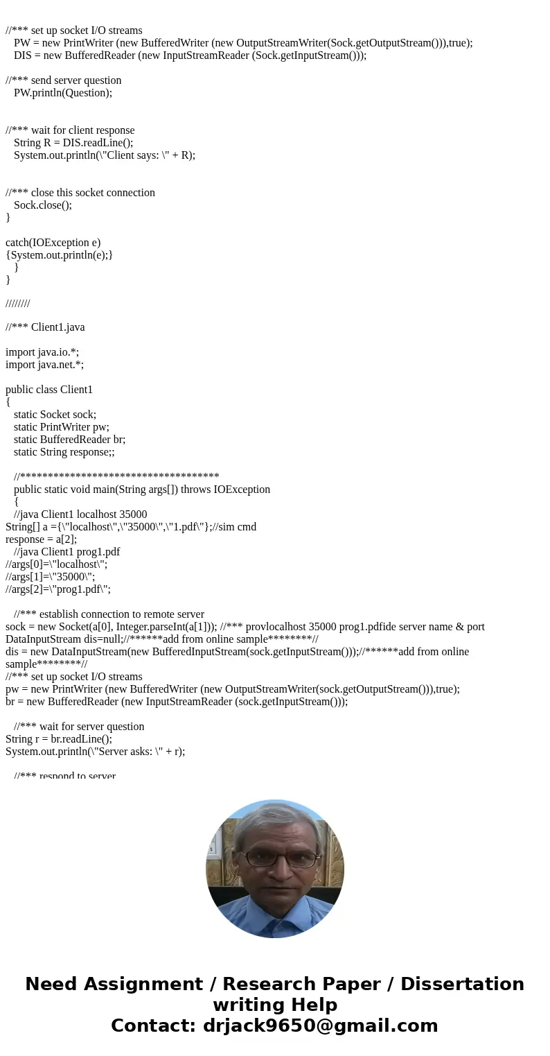 I am using macOS and writting 2 Java classes, a client clase and a multi-threaded server class. Could you please help me to add a function of file transfer to t I am using macOS and writting 2 Java classes, a client clase and a multi-threaded server class. Could you please help me to add a function of file transfer to t