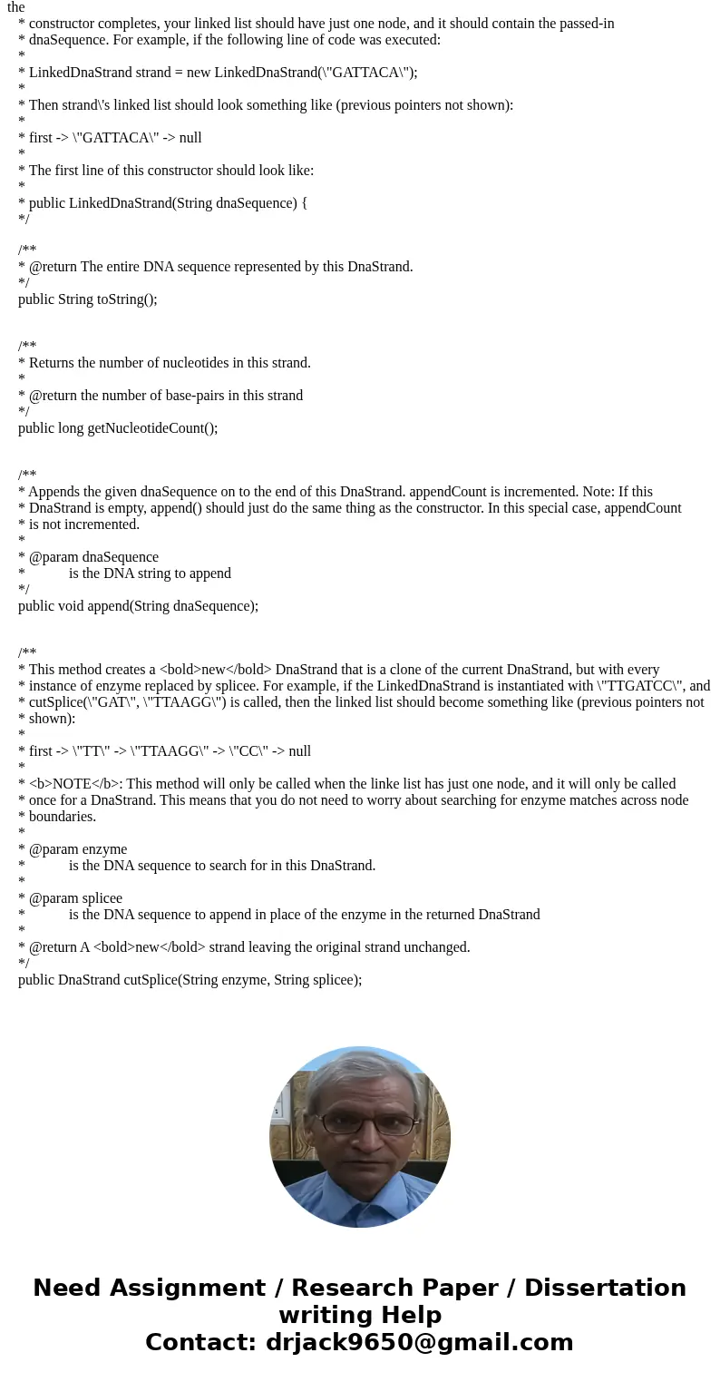In this assignment, you will be developing code to investigate two important topics in genetics - restriction enzymes and DNA splicing. The Khan Academy has a s In this assignment, you will be developing code to investigate two important topics in genetics - restriction enzymes and DNA splicing. The Khan Academy has a s