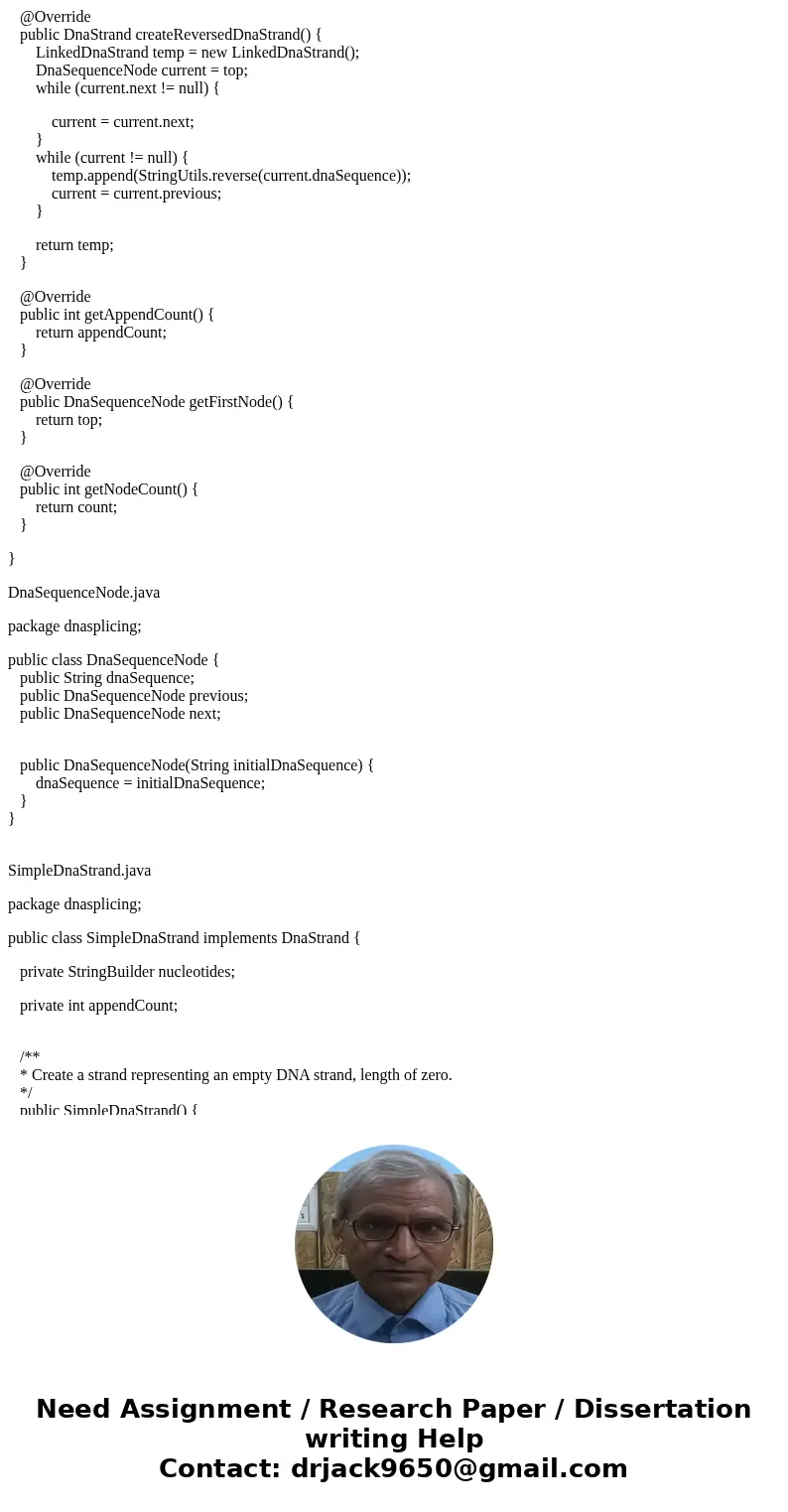 In this assignment, you will be developing code to investigate two important topics in genetics - restriction enzymes and DNA splicing. The Khan Academy has a s In this assignment, you will be developing code to investigate two important topics in genetics - restriction enzymes and DNA splicing. The Khan Academy has a s