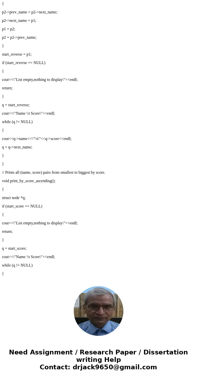 PLEASE MEET EVERY REQUIREMENT! In this assignment your task is to implement a special kind of doubly-linked lists inside a class called Exam_database. Conceptua
