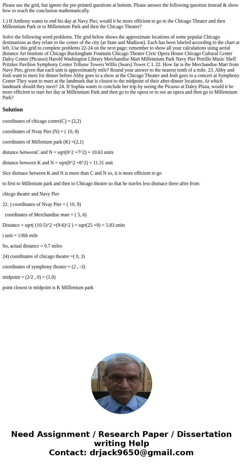 Please use the grid, but ignore the pre-printed questions at bottom. Please answer the following question instead & show how to reach the conclusion mathema Please use the grid, but ignore the pre-printed questions at bottom. Please answer the following question instead & show how to reach the conclusion mathema