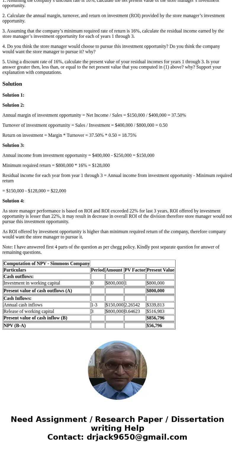 Simmons Company is a merchandiser with multiple store locations. One of its store managers is considering a shift in her store’s product mix in anticipation of 