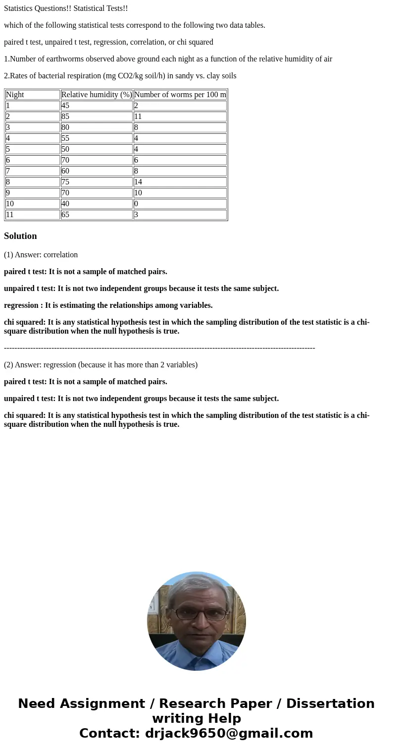 Statistics Questions!! Statistical Tests!! which of the following statistical tests correspond to the following two data tables. paired t test, unpaired t test, Statistics Questions!! Statistical Tests!! which of the following statistical tests correspond to the following two data tables. paired t test, unpaired t test,