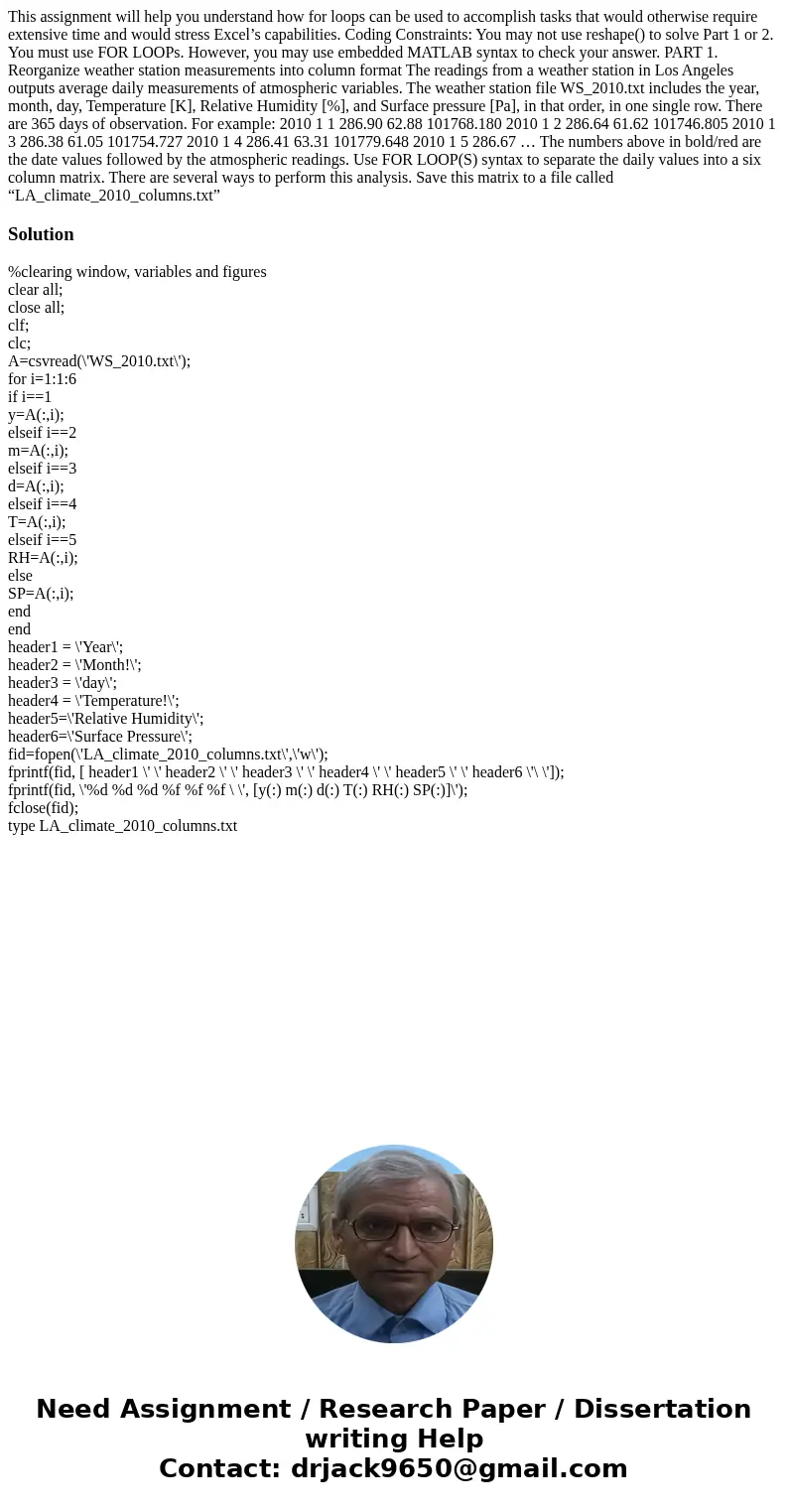 This assignment will help you understand how for loops can be used to accomplish tasks that would otherwise require extensive time and would stress Excel’s capa This assignment will help you understand how for loops can be used to accomplish tasks that would otherwise require extensive time and would stress Excel’s capa